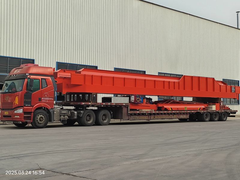 通用橋式起重機 QDXX32/5t—19.5m 電動單梁橋式起重機 2臺 LD10t—16.5m 制作完成，發(fā)往河北石家莊交付客戶使用。