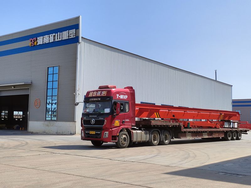 電動葫蘆門式起重機  MHxh10t—14m 外懸3.5/1.5m 制作完成，發(fā)往青海交付客戶使用