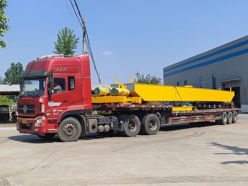 電動葫蘆橋式起重機  LH16/5t-16.4m 制作完成，發(fā)往湖南交付客戶使用。